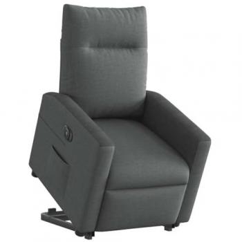 VidaXL Komfortabler Relaxsessel mit Aufstehhilfe Dunkelgrau