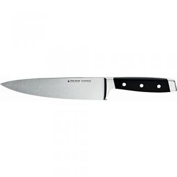 Kochmesser FELIX SOLINGEN First Class, schwarz, X50 CrMoV15 Klingenstahl, mit Handschutz