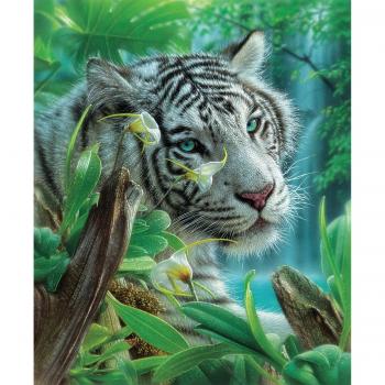 Puzzle Tigre Blanc Éden SunsOut