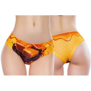 Mutandine Mememe in cotone con lace (84144)