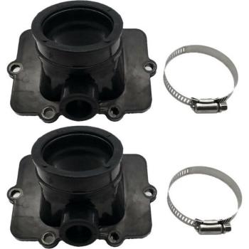 2Pcs Rubber Carburetor Intake Hose for Ski-Doo 600 500