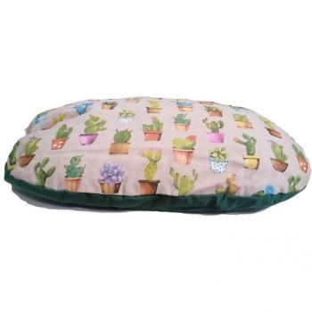 Matelas Alvero 90 Cm Ovale Imprimé Cactus Offre Spéciale