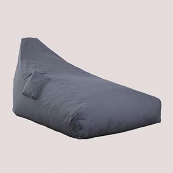 Pouf de Jardin Alexander en Gris Granit 110 cm