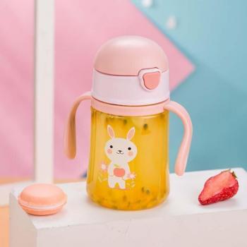 350ml Cute Kids Straw Bottle