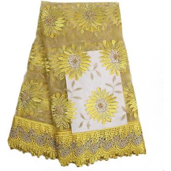 Tela Africana de Encaje para Bodas