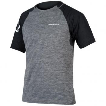 Maglia Endura SingleTrack manica corta grigio nero