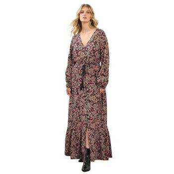 Long Tall Sally Knopf-Detail Maxikleid