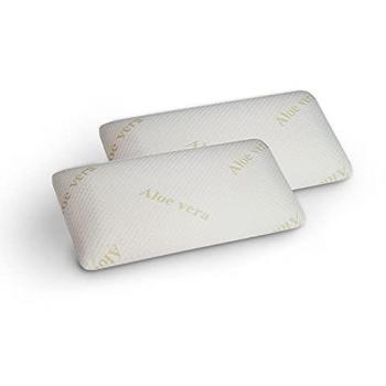 Paquete de 2 Almohadas Visco Aloe Vera Sennomattress 90x35