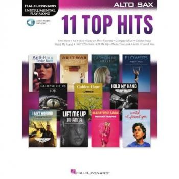 Hal Leonard 11 Top Hits Alto Sax Play-Along Noten