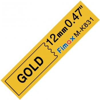 Fimax MK531 12mm Etikettenband für Brother P-touch M-Typ