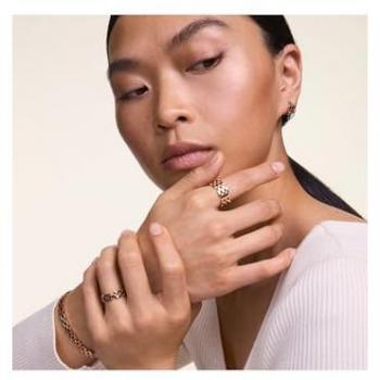 Daniel Wellington 5-Chain Pink Ring