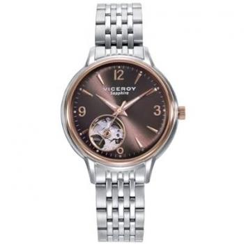 Reloj Viceroy 401252‑95 Mujer Clásico Automático con Zafiro y Acero