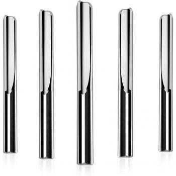Fraise routeur CNC, 9 tailles, double cannelure, pour travaux sur bois