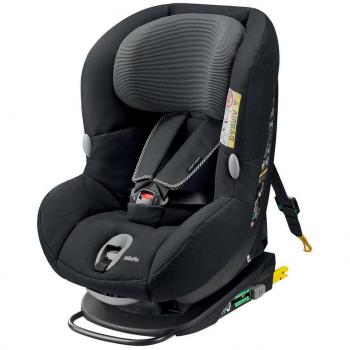 Maxi-Cosi Milofix Car Seat 0-18 Kg, Group 0+/1 for Infants and Toddlers up to 4 Years, Isofix with Top Tether, Reclining and Rotating Base, Black Raven