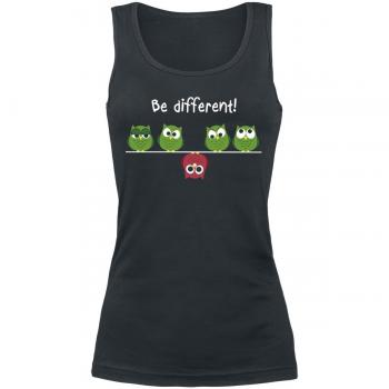 Be Different! Damen-Top Schwarz