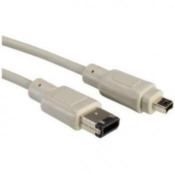 Cavo Ethernet FireWire 400 Mbps 6/4 pin A-B 1,8 m