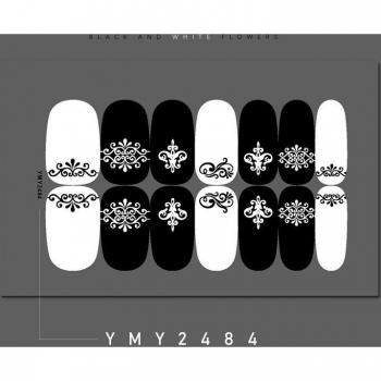 Envolturas de Uñas de Verano Floral
