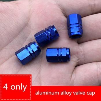 Tapones de neumáticos de aleación, 4 Uds., cubiertas de válvula para automóviles y motocicletas
