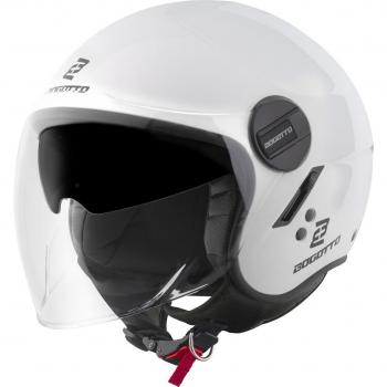 Casco Bogotto H595-1 SPN Jet S 100% Bianco
