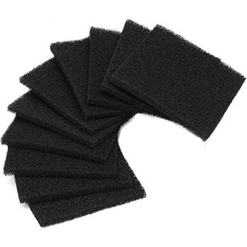 10Pcs Activated Carbon Sponge Filters for Solder Smoke Absorption 12.8x12.8cm