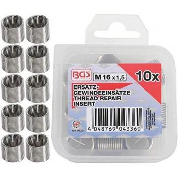 Inserts à vis M16 de 1,5 mm (lot de 5)