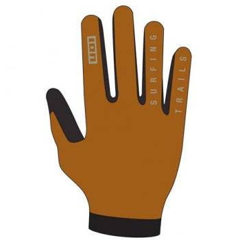 Guanti mtb unisex Ion arancioni