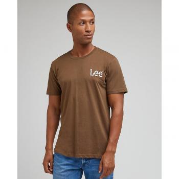 Camiseta Lee Hombre Marrón de Temporada