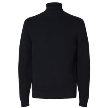 SLHDANE LS KNIT Struktur-Rollkragen – Herrenmode