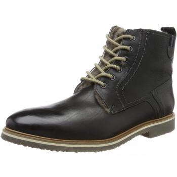 LLOYD Herrenschuh FEDAN, gefütterter Stiefel, Schwarz (Schwarz 0), 45 EU