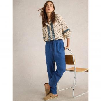 Pantalon Mix Blanc et Bleu – 100 % Coton