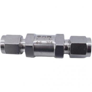 Edelstahl Rückschlagventil für harte Rohre 3-12 mm 1/8-1/2