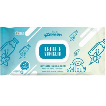 RECORD 40 Salviette Igienizzanti Latte e Vaniglia