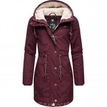 Ragwear Canny Parka rossa per l’inverno
