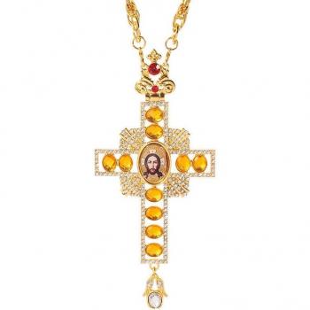 Christian Golden Crucifix Necklace