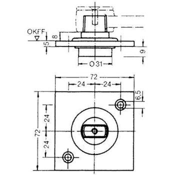 Palier pivot Dorma 7471K 200kg