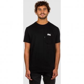 RIPNDIP Lord Nermal Pocket T‑Shirt (Black)
