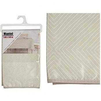 Mantel Cuadrado Rombos 140 x 140 cm