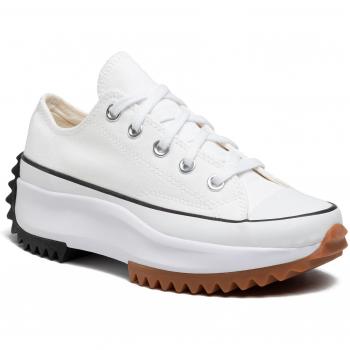 Converse Sneaker Run Star Hike Low – Weiße Stoff‑Ausführung