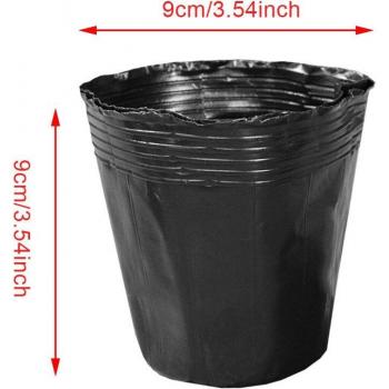 Pots de culture en plastique – lot de 100, crémeux