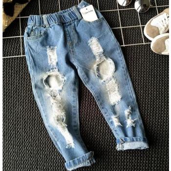 Jovenes Trendy Jeans con Agujeros 1-8 años