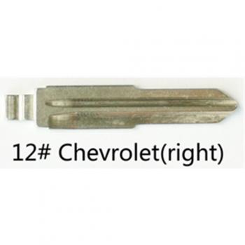 KEYDIY 10pcs Key Flip Remote Blade 12# Right DWO5R for Chevrolet