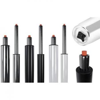 Molla a gas per sedia ufficio bianca ø 5cm, lunghezza 266-355mm
