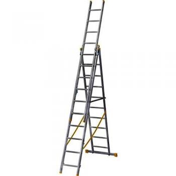DIY Trade Triple Section 4 Way Combination Aluminium Extension Ladders