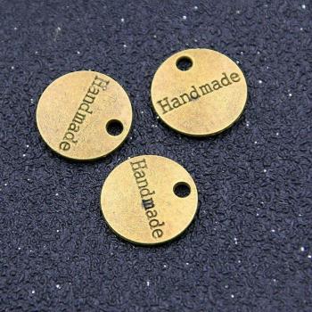 Conjunto de Pendientes Hecho a Mano en Forma de C, Colgantes Circulares de Metal, 15 Piezas