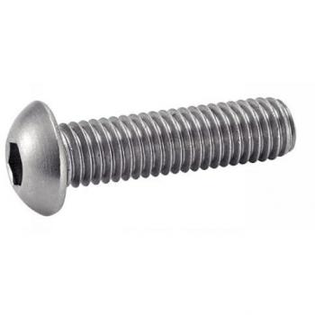 Vis inox A2 M8x25 mm, tête bombée hexagonale creuse, emballage 100 pièces (Acton)