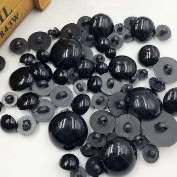 DIY Black Buttons for Scrapbooking