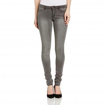 Noisy May Nmeve Lw Super Slim Jeans Gris