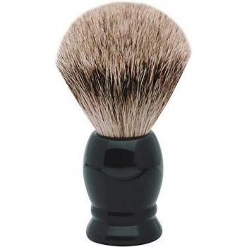 ERBE Rasierpinsel M Dachs-Zupfhaar schwarzer Griff