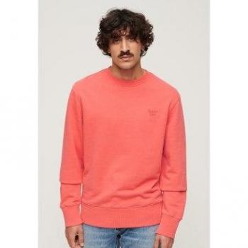 Sudadera Coral Superdry XL – Estilo Vintage, Lavado