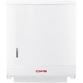 Distributeur de serviettes pliées CWS blanc